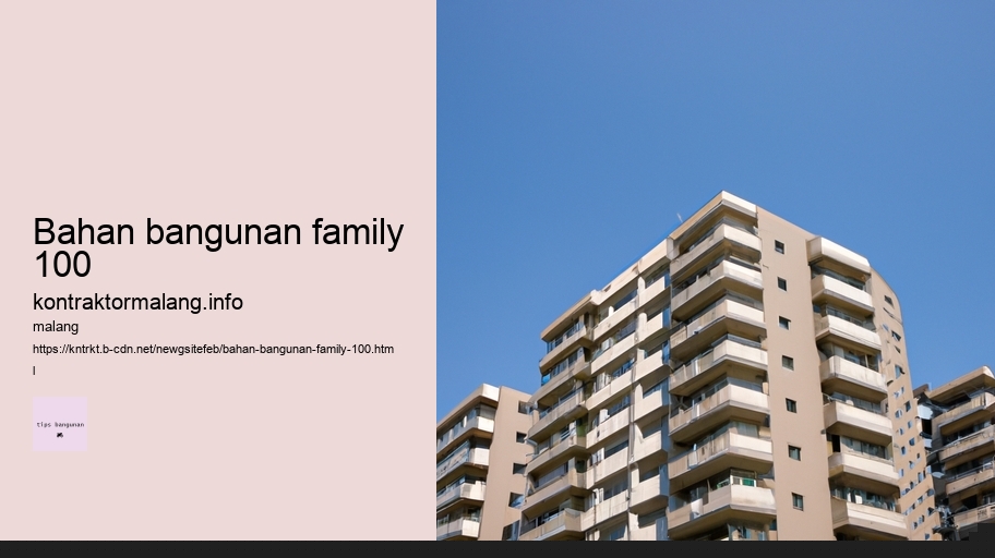 bahan bangunan family 100
